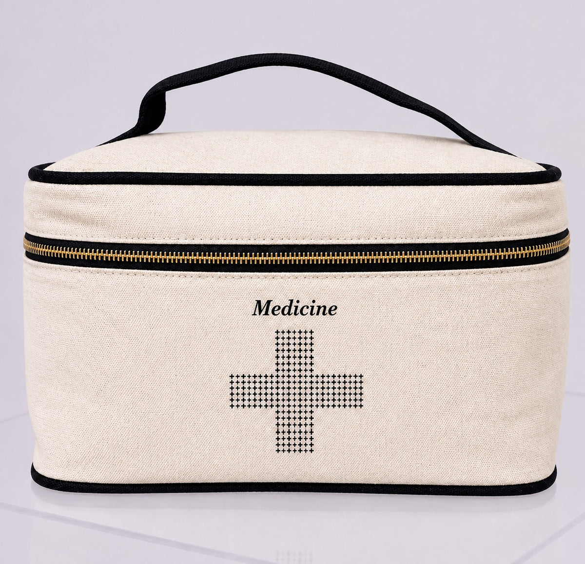 Necessaire Organizadora para Medicamentos Mykonos Mini - Bege