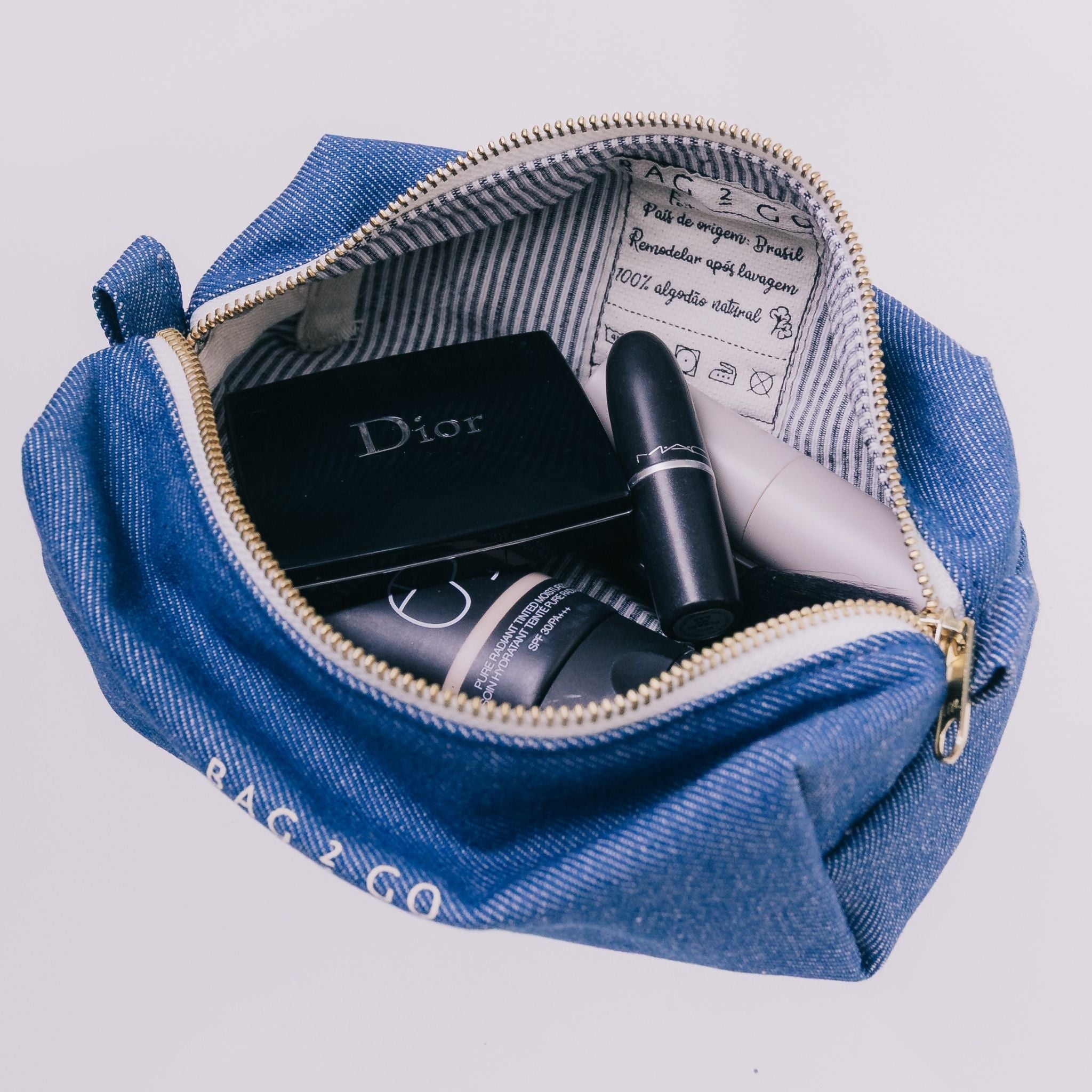 Estojo Organizador Multiuso Milão - Jeans