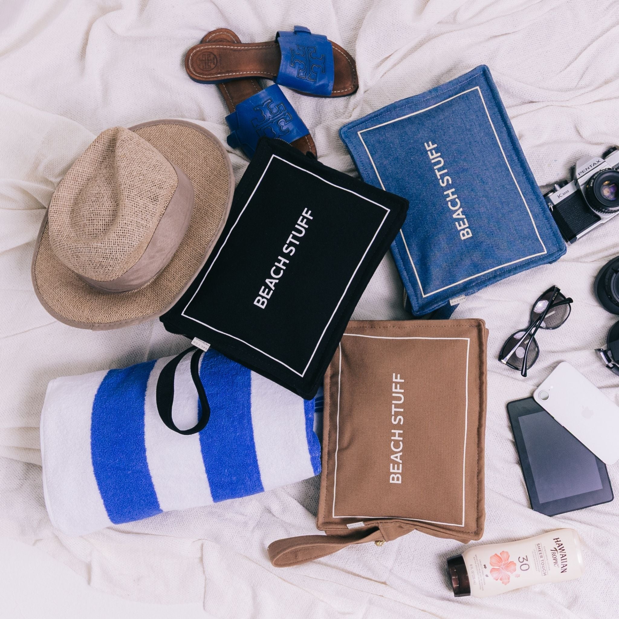 Necessaire Organizadora Clutch de Praia Sydney- Jeans