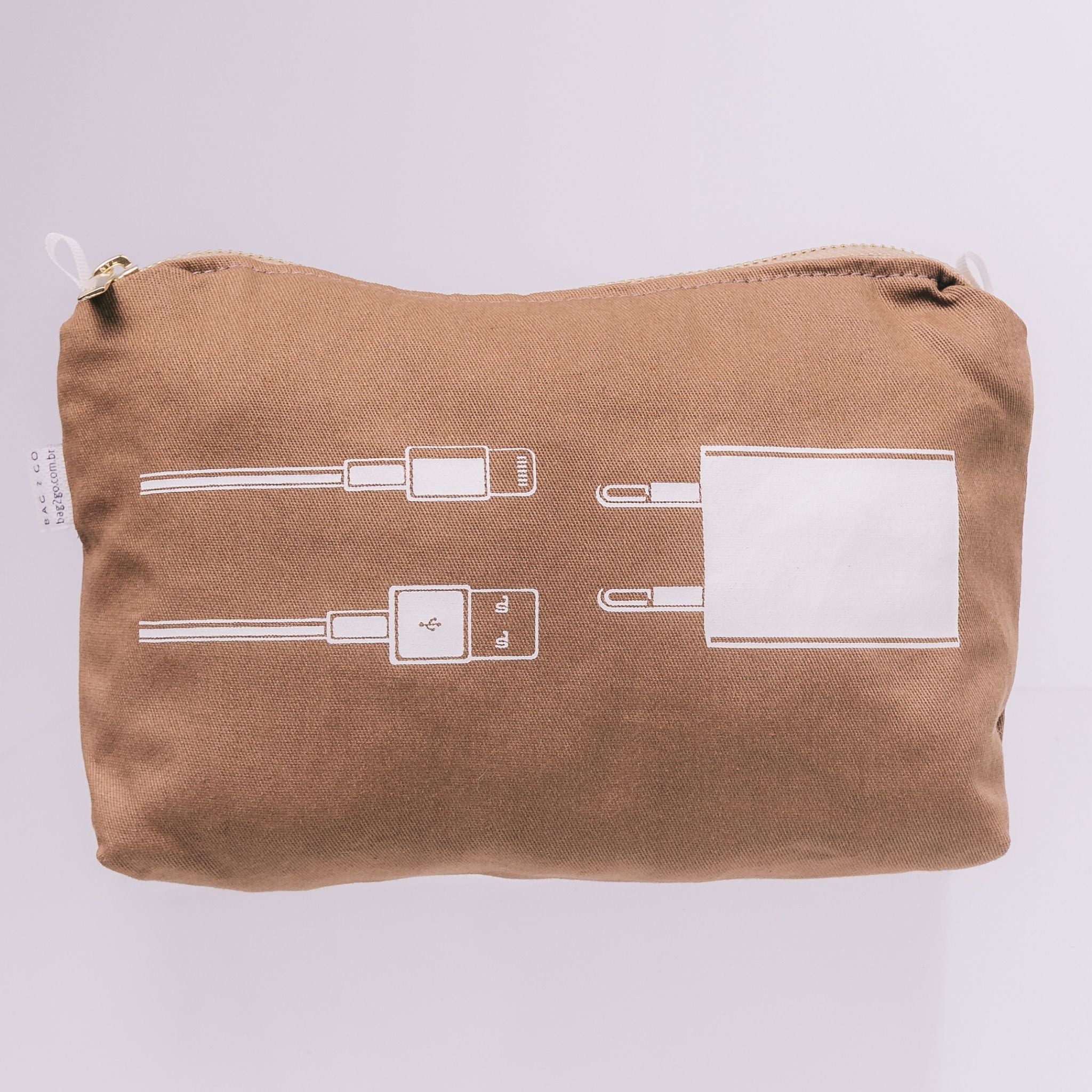 Necessaire Organizadora para Cabos e Fios Buenos Aires - Caramelo