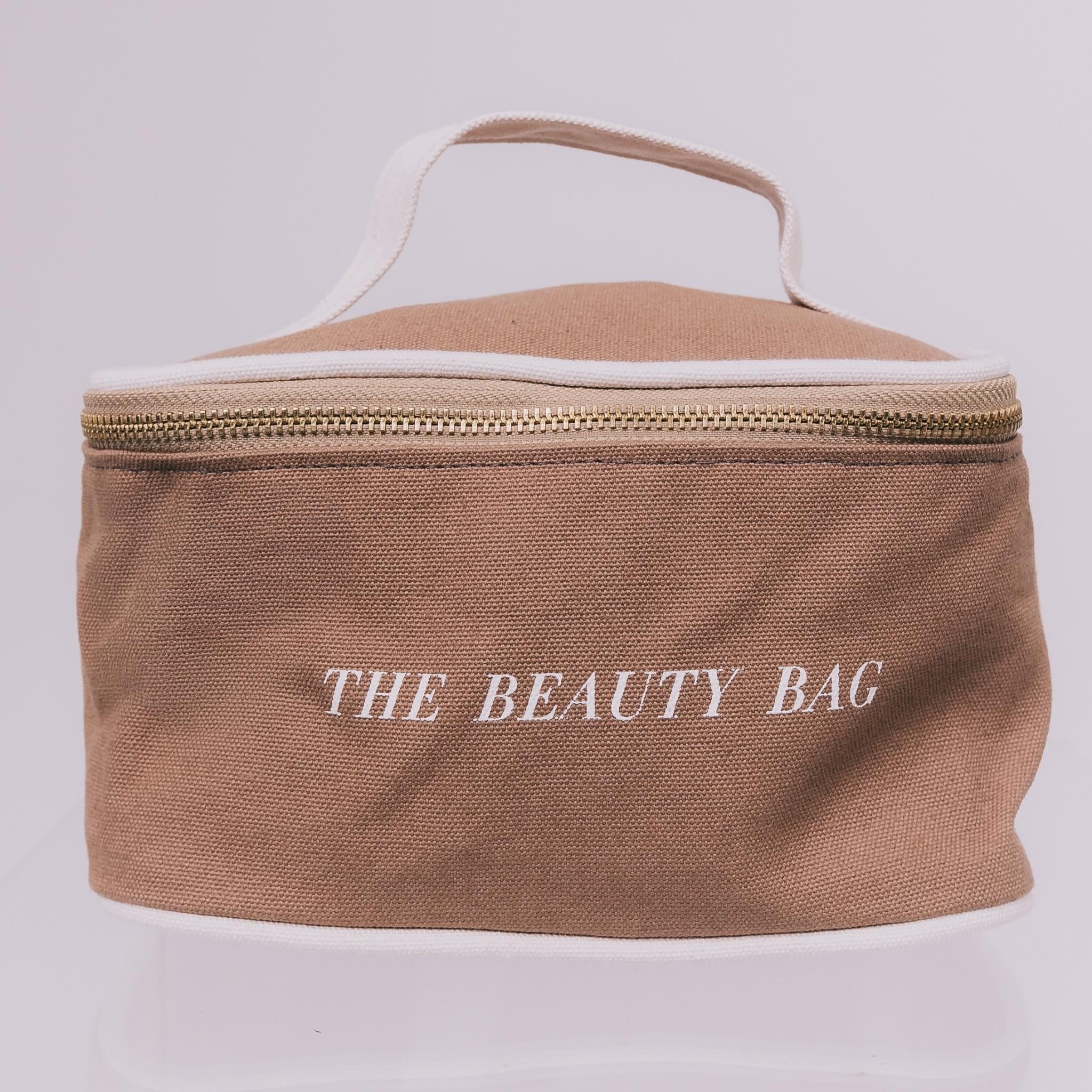 Necessaire Organizadora para Maquiagem Mykonos Mini - Caramelo