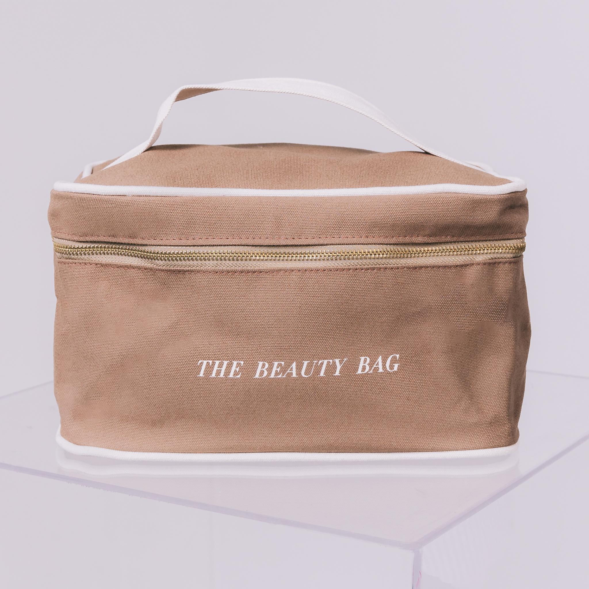 Necessaire Organizadora para Maquiagem Mykonos - Caramelo