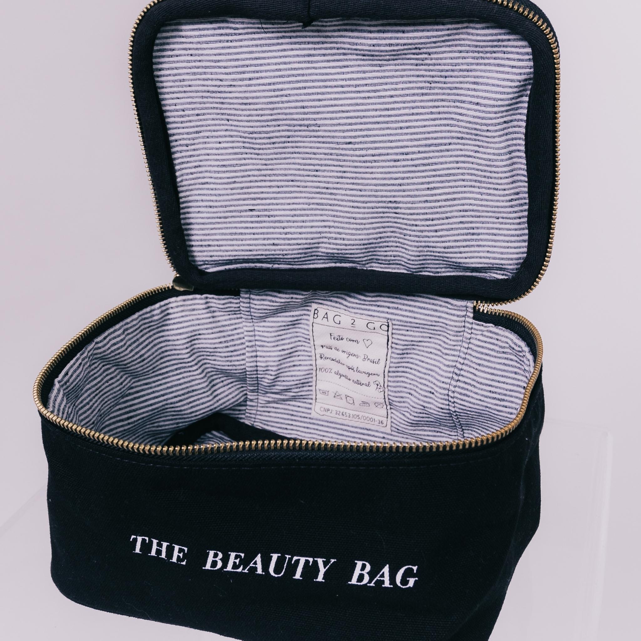 Necessaire Organizadora para Maquiagem Mykonos Mini - Preto