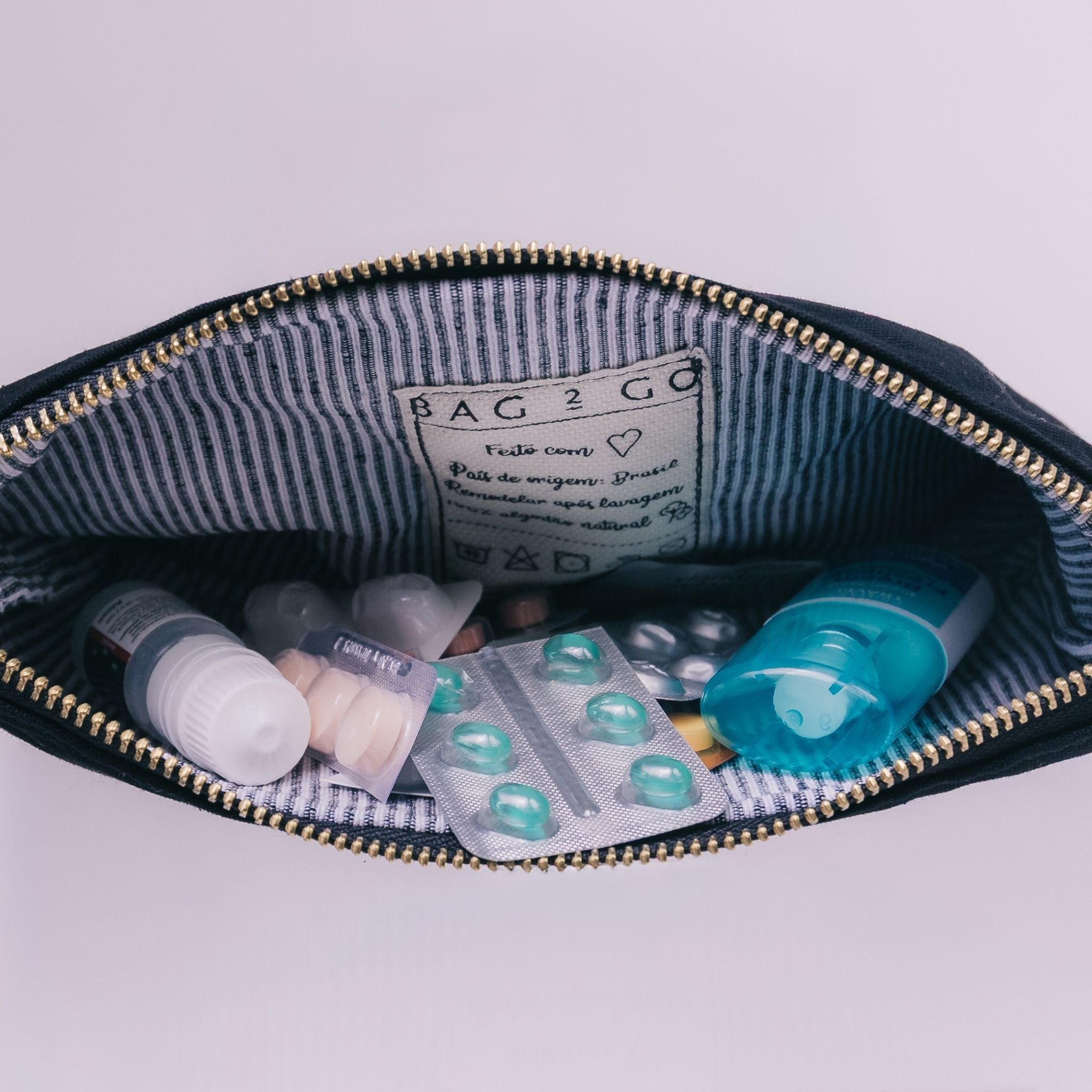 Necessaire Organizadora para Medicamentos Buenos Aires - Caramelo