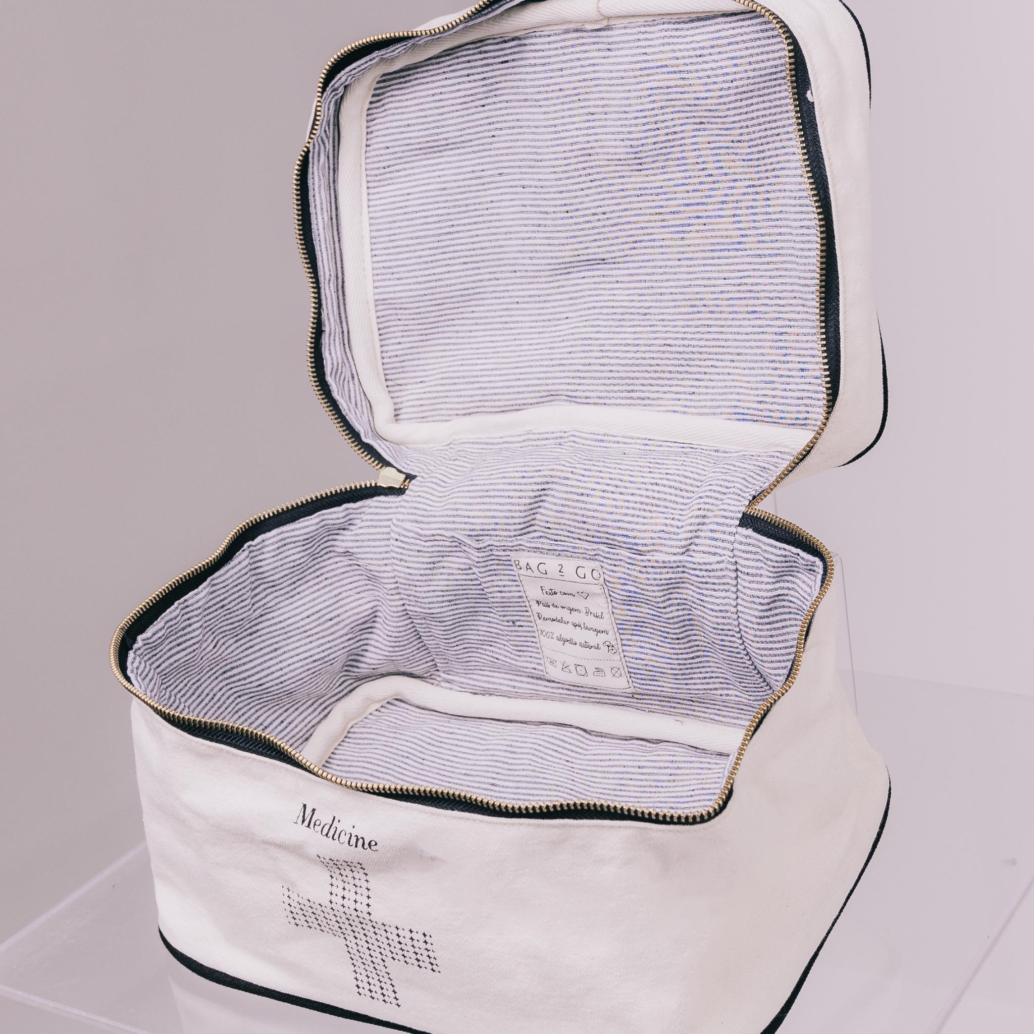 Necessaire Organizadora para Medicamentos Mykonos - Bege