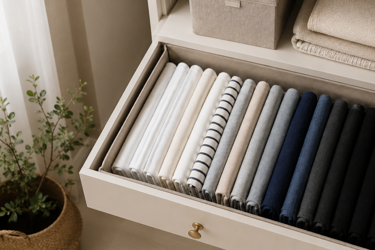 Dobra Marie Kondo: Como Aplicar o Método no Guarda-Roupa