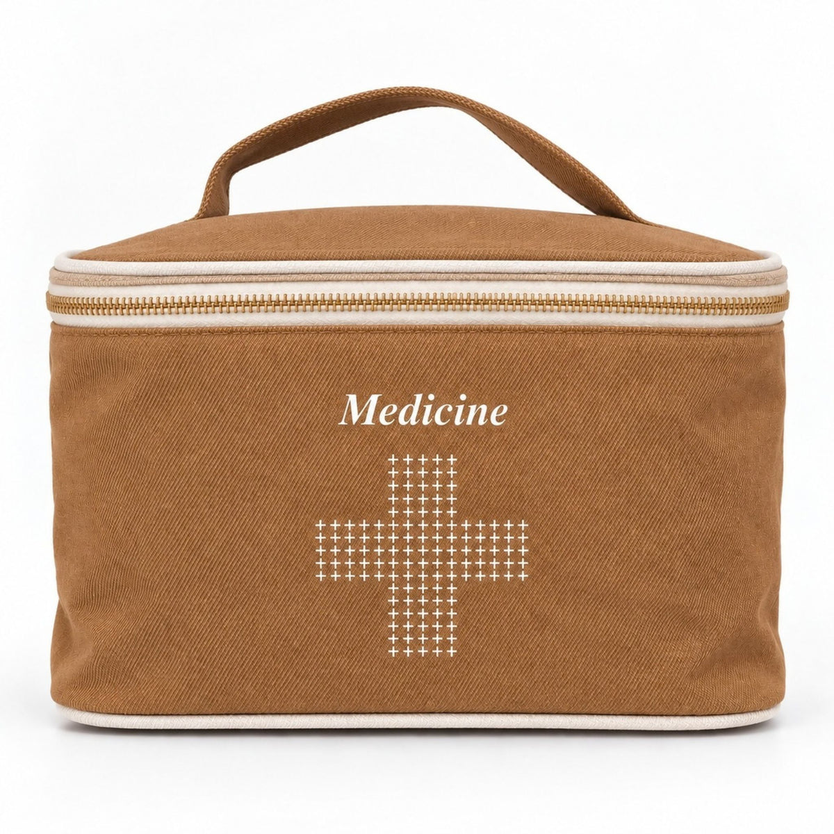 Necessaire Organizadora para Medicamentos Mykonos Mini - Caramelo