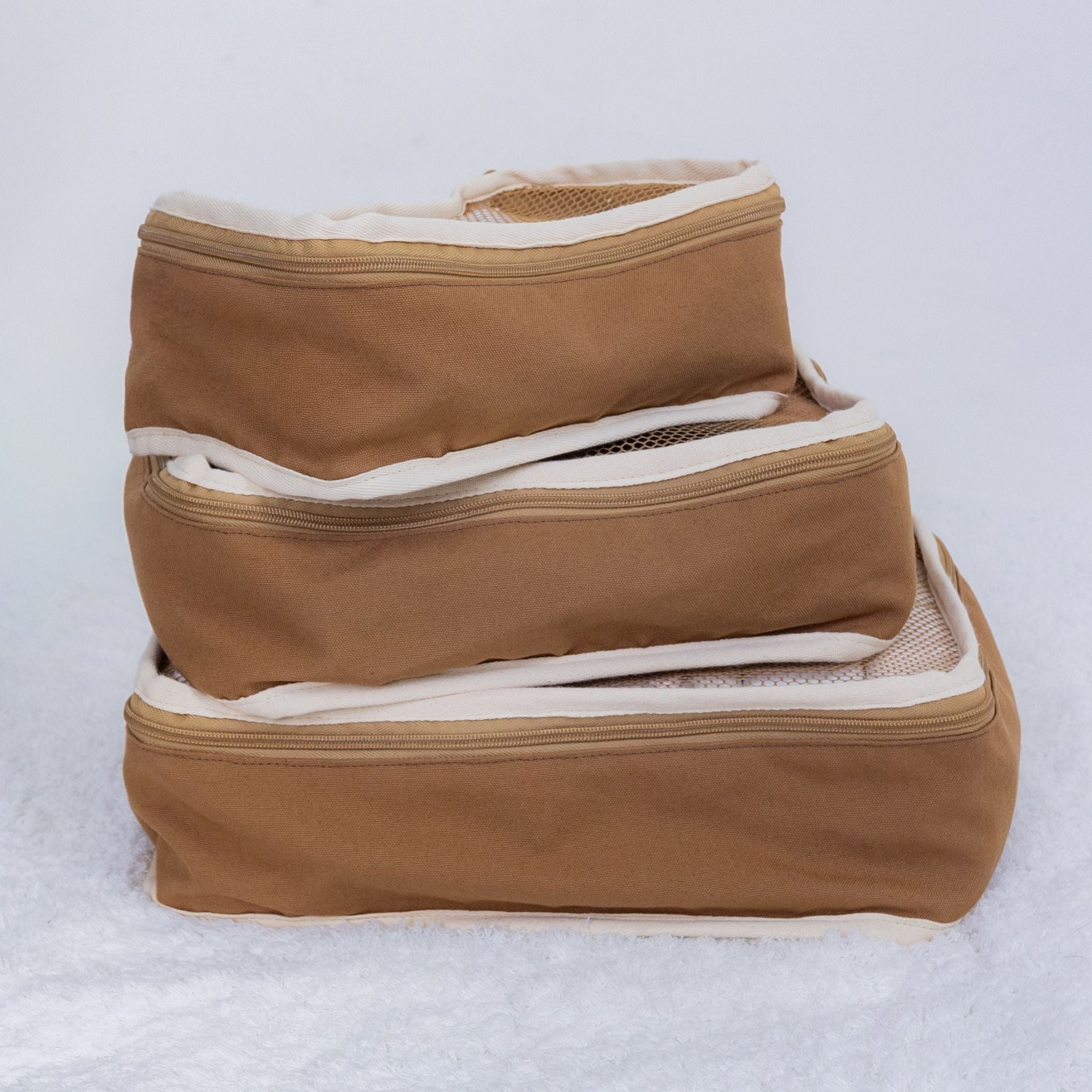 Kit Organizador de Mala Auckland - Caramelo