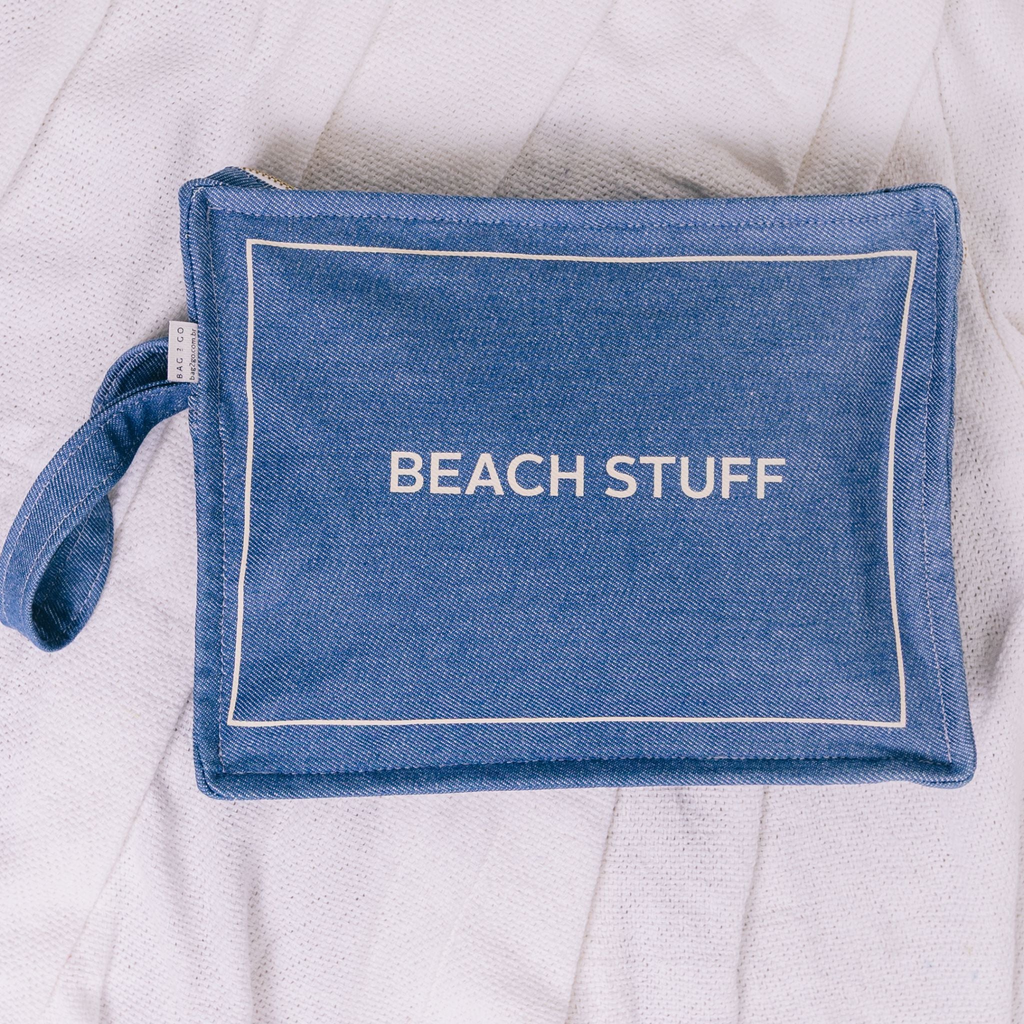 Necessaire Organizadora Clutch de Praia Sydney- Jeans