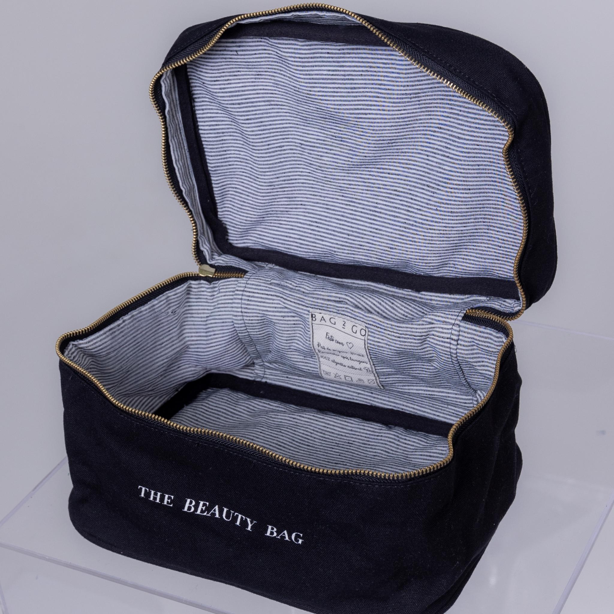 Necessaire Organizadora para Maquiagem Mykonos - Preto