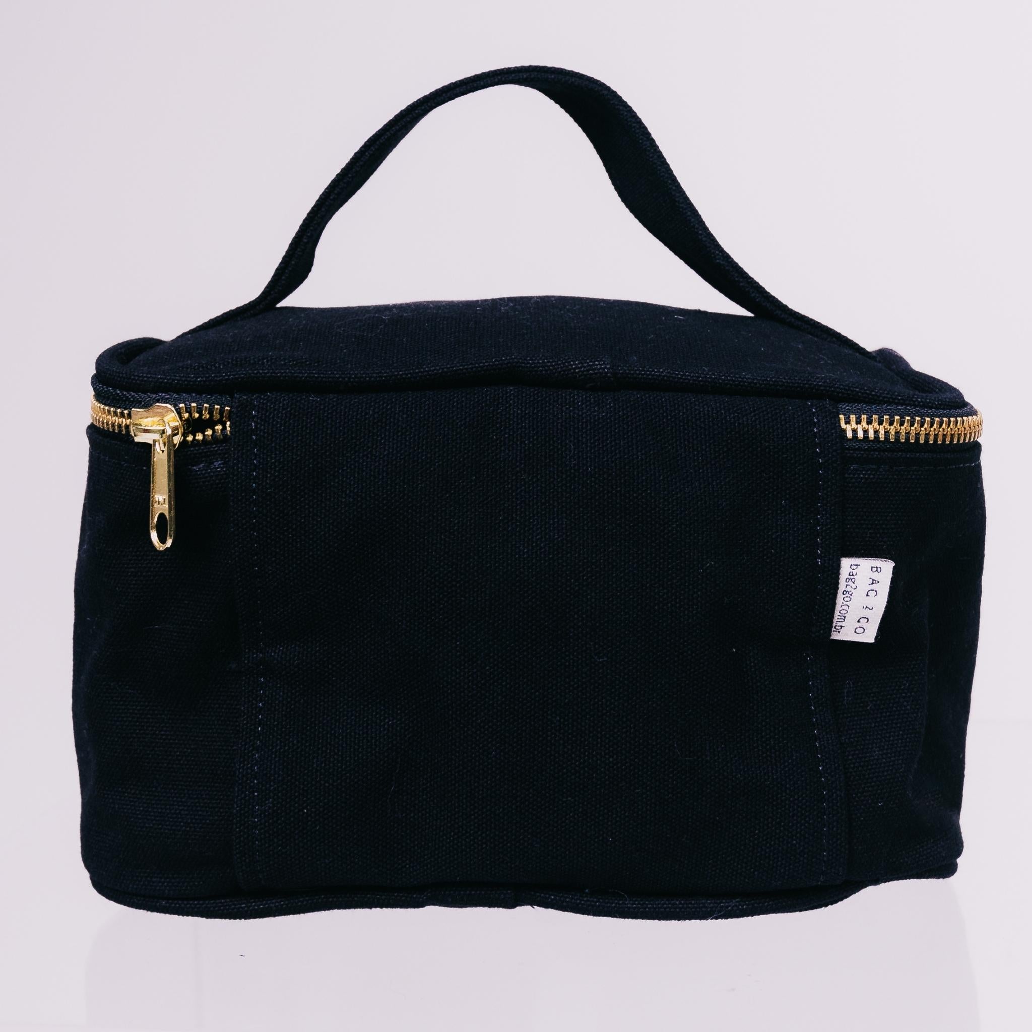 Necessaire Organizadora para Maquiagem Mykonos Mini - Preto