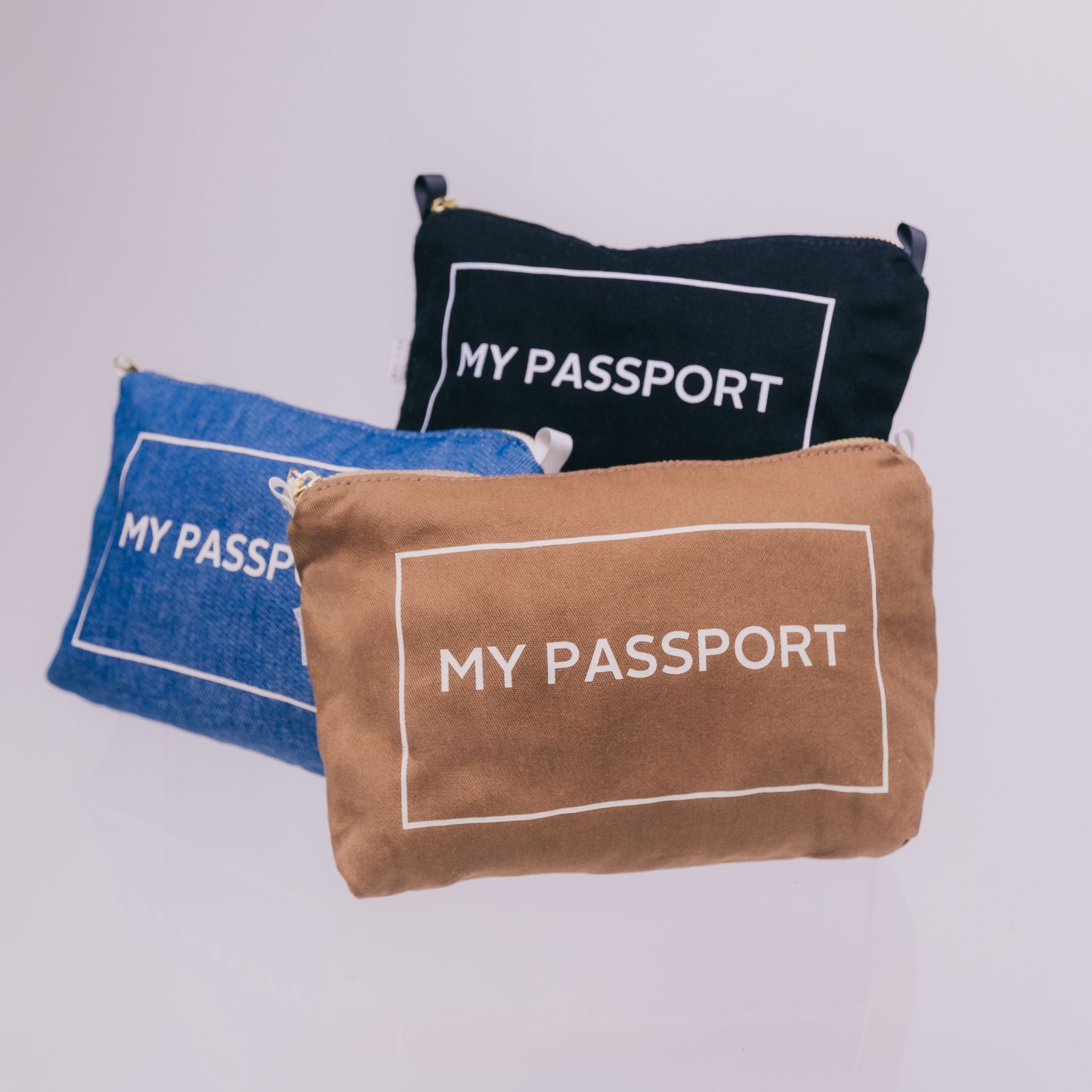 Necessaire Organizadora para Passaporte Buenos Aires - Caramelo