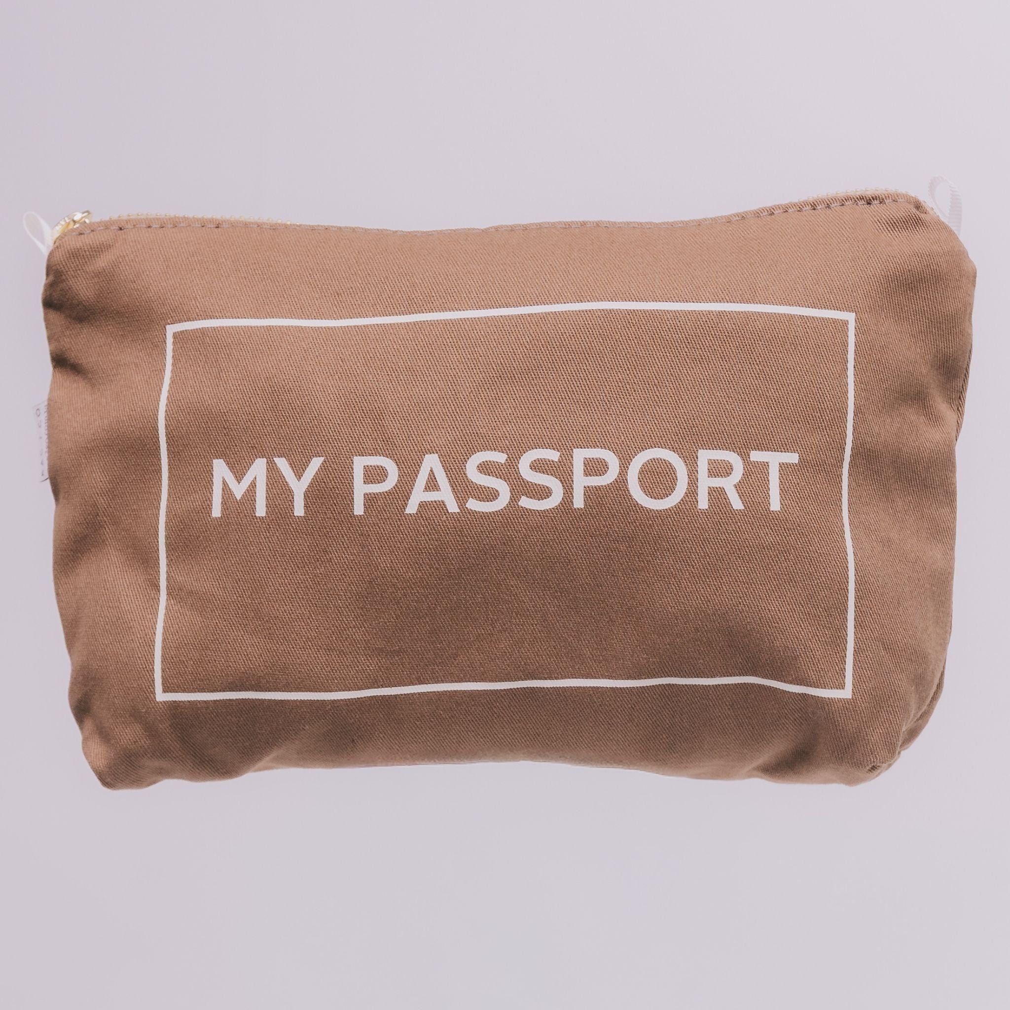 Necessaire Organizadora para Passaporte Buenos Aires - Caramelo