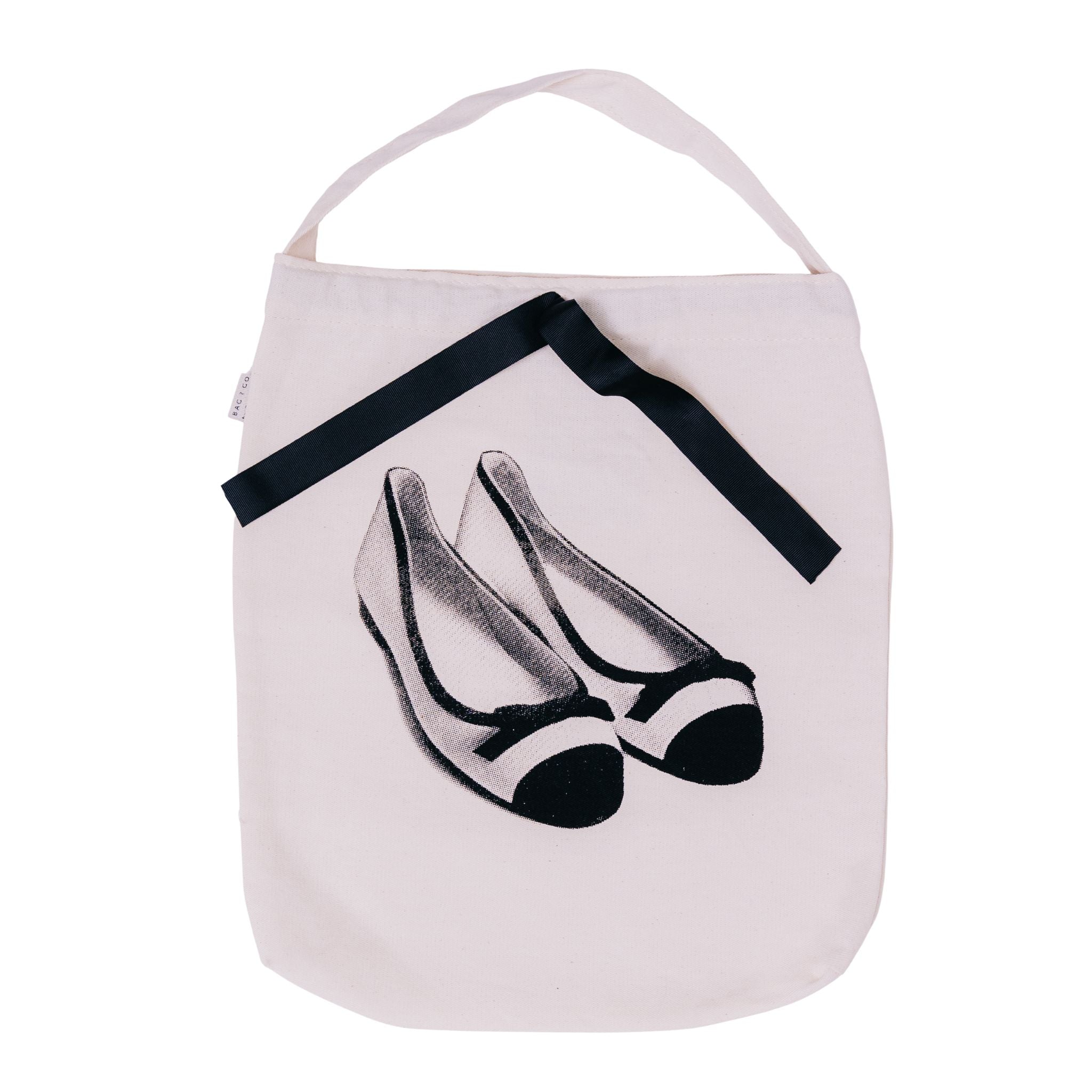 Saco organizador de mala para sapatilhas Paris bege em algodão natural Bag2Go